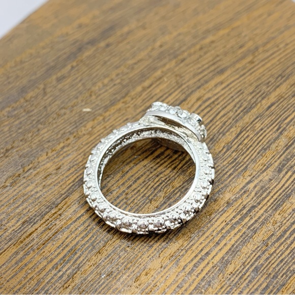 Jack Skellington pave crystal and enamel Nightmare Before Christmas ring sz 6.5 - Picture 9 of 12